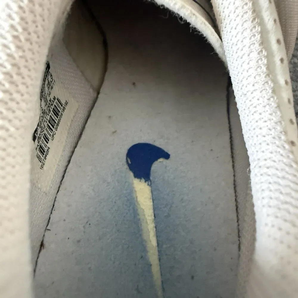 VTG Nike Tiempo Natural IV IC Indoor Soccer Shoes White Metallic Blue Gum 8.5